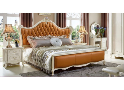 Clásica mesita de noche de noche maciza, consola de madera de dormitorio nueva.
