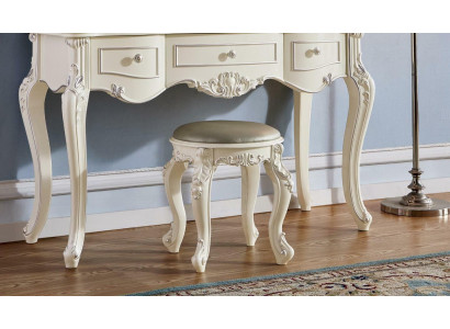 Puf taburete redondo taburete taburete otomano otomano otomano de diseñador noble de madera nueva
