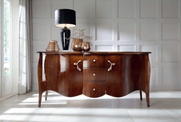 Mueble de alta calidad aparador armario de lujo armarios sala de estar madera marrón nuevo