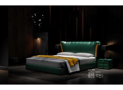 Cama acolchada Cama doble clásica 180x200cm madera camas dormitorio