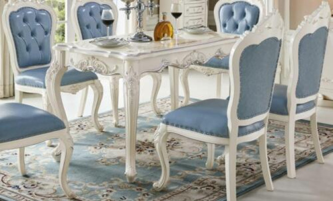 Lujoso conjunto de sillas - muebles de comedor de diseñador Chesterfield clásico de una plaza.