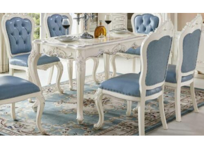 Lujoso conjunto de sillas - muebles de comedor de diseñador Chesterfield clásico de una plaza.