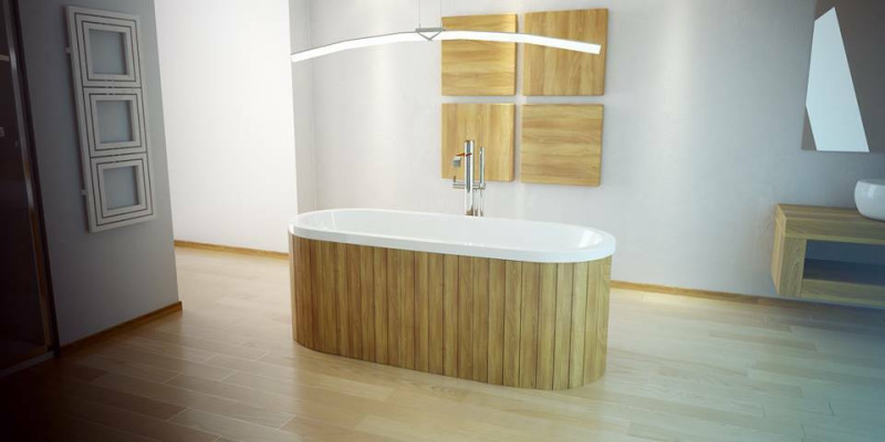 Bañera ovalada de acrílico exclusiva, bañeras de diseño independiente nuevas para el baño.