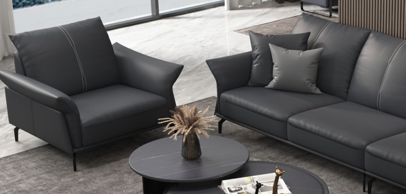 Sillón relax de tela de lujo Lounge, sillón de club con asiento tapizado diseño sofá.