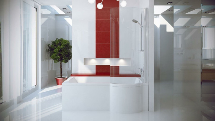 Diseño de bañera de esquina Bañera de esquina acrílica Bañeras modernas Bañeras decorativas