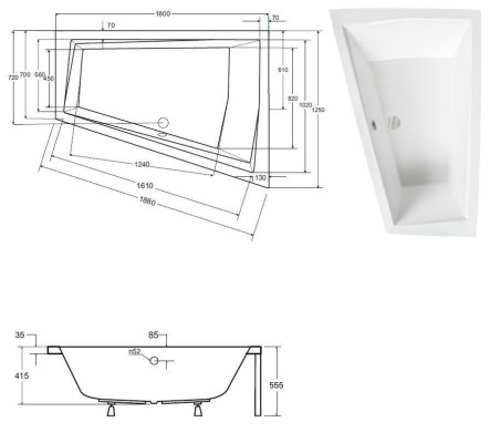 Diseño Bañera Esquina Nueva Bañeras Modernas Bañera de Esquina