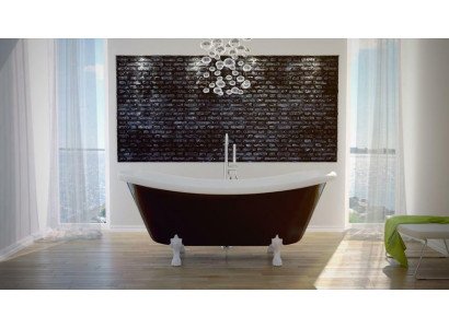 Exclusiva bañera independiente de acrílico bañera baño 190x77