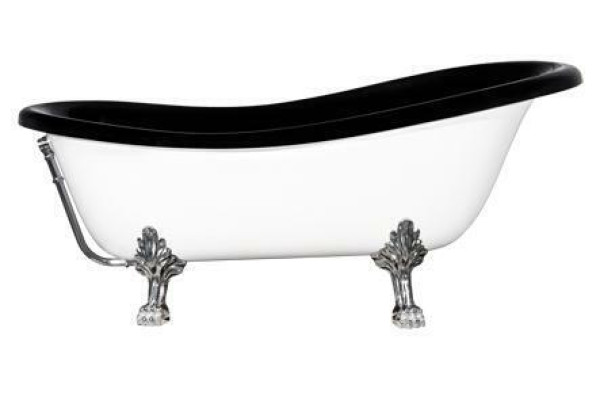 Baño independiente de diseño Bañera moderna de lujo nueva.