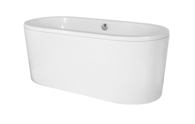 Baño de lujo rectangular independiente bañera bañeras de baño acrílico blanco ovalado.