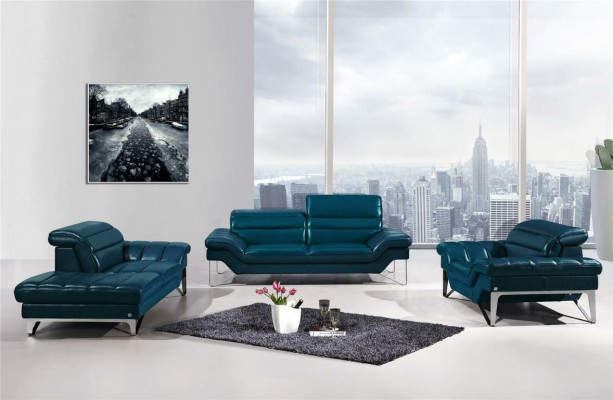 Conjunto de sofás de cuero Sofá 3+2 (sin sillón) Juego de cojines de asiento de sofá 994