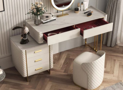 tocador, espejo de pared, tocador de peluquería, cómoda, consolas, mesas, dormitorio