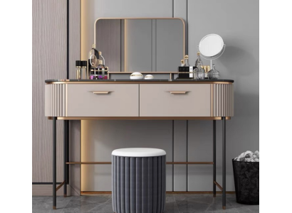 Tocador negro, cómoda, consolas de mesa, mesa de dormitorio, muebles de consola.