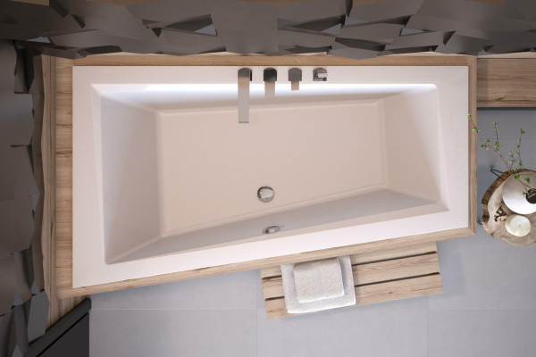 Diseño bañera Esquina bañeras bañeras Bañera de esquina moderna