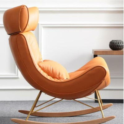 Silla Diseño de metal Tapizado Sala de estar Club Asiento Habitación Columpio