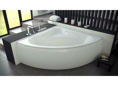 Baño bañera esquina diseño bañera esquinera delantal desagüe silicona.