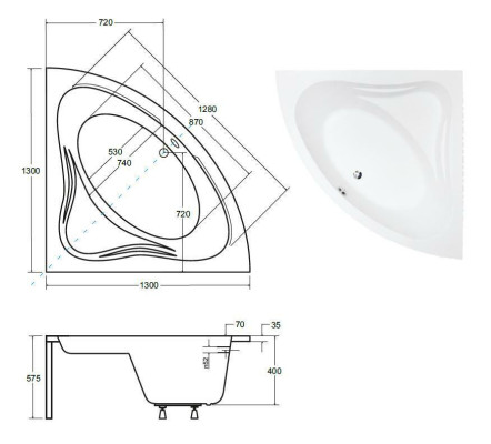 Baño bañera esquina diseño bañera esquinera delantal desagüe silicona.