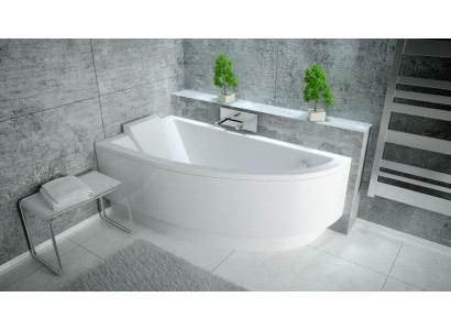 Diseño bañera esquinera acrílica moderna decorativa.