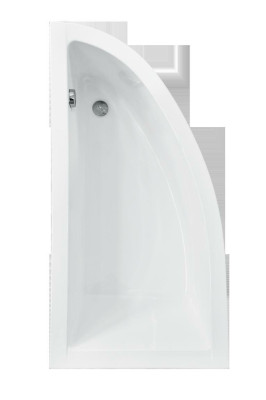 Diseño bañera esquinera acrílica moderna decorativa.