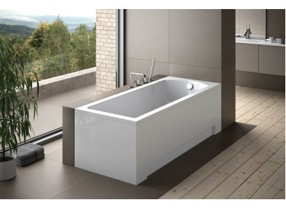 Baños Bañeras de esquina rectangulares Blancas