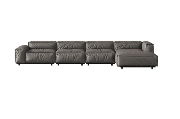 Sofá esquinero sofá sofá tapizado conjunto de sala de estar sofás en forma de L gris