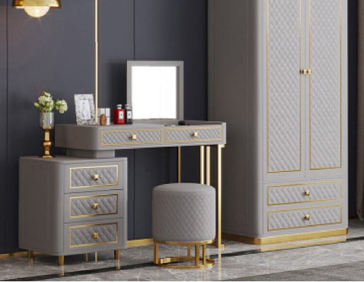 Vanity chair Luxury console chest bedroom console table