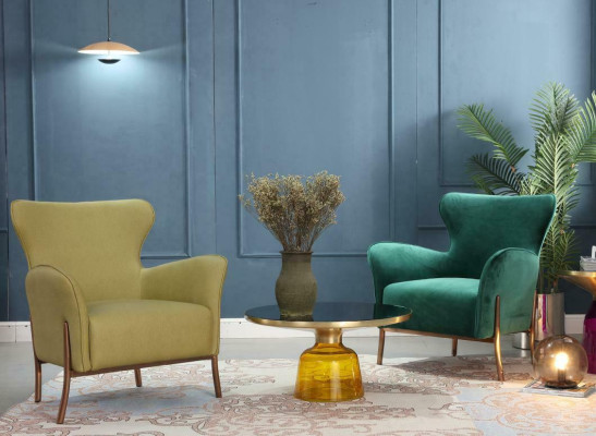 Sillón Diseño Sofá Relax Tela Salón Lujo Asiento de televisión