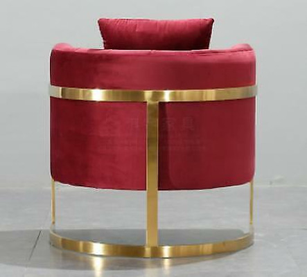 Sillas Muebles Diseño Sillón Lujo Silla Tapizada Reláx Bar Salón Club