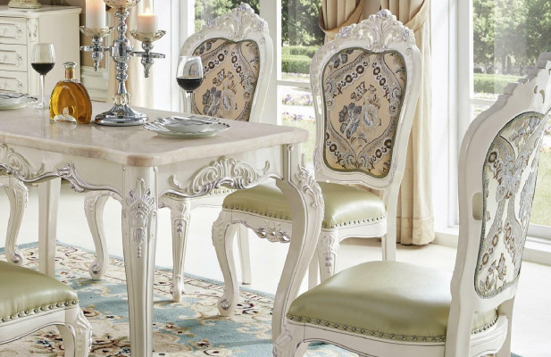 Diseño 6 sillas sillones conjunto de grupo gastronómico Nuevo comedor tapizado madera maciza