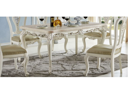 Sillas clásicas conjunto de comedor estilo barroco conjunto de comedor estilo rococó 6x madera maciza