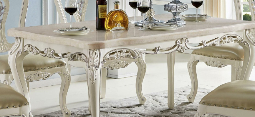Sillas clásicas conjunto de comedor estilo barroco conjunto de comedor estilo rococó 6x madera maciza