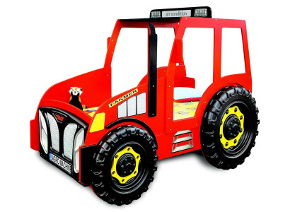 Agricultor Agricultor Camión Niños Cama infantil Cama juvenil Cama Tractor Rojo Nuevo Camas
