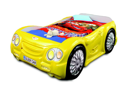Coche de carreras Cama Colchón Cama infantil Cama de coche Decoración Dormitorio infantil Camas