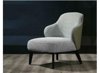 Club Lounge Sala de Estar Relajación Sofá Gris Diseño Muebles Comedor Sillón