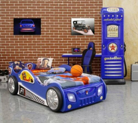 Cama de coche cama camas coche deportivo cama juvenil carro cama para dormir en stock