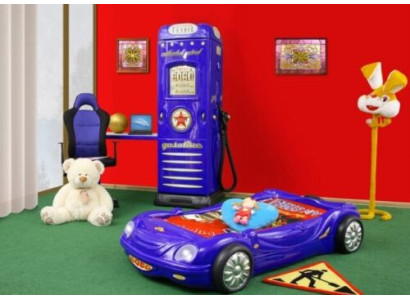 CAMA CON COLCHÓN Cama infantil Cama de coche Camas Coche deportivo Niños y niñas BOBO