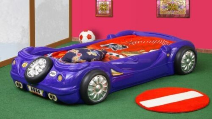 CAMA CON COLCHÓN Cama infantil Cama de coche Camas Coche deportivo Niños y niñas BOBO