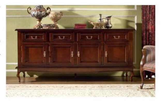Mueble cómoda armario cómodas armario madera sala de estar xxl aparadores marrón