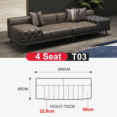Chesterfield Big Sofa Lujo muebles sofá sofás 4 plazas