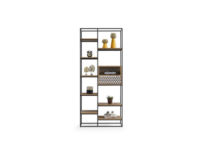 Estantería de diseño de estantería de madera, estante de pie, estante de archivos, estantería de oficina, nueva.