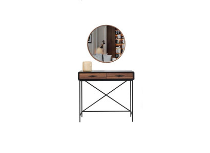 Set de mesa consola con espejo, diseño de lujo, mesa consola de muebles