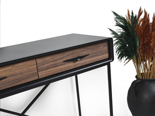 Set de mesa consola con espejo, diseño de lujo, mesa consola de muebles