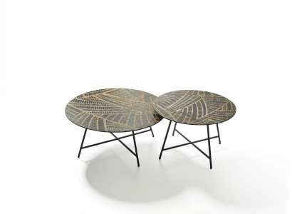 Juego de mesa de centro de lujo en diseño italiano y estilo contemporáneo
