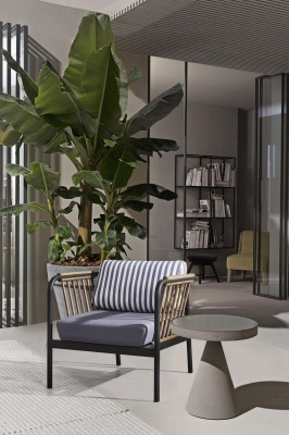 Silla de diseño asiento de lujo gris textil asiento de lujo tapizado muebles de diseño