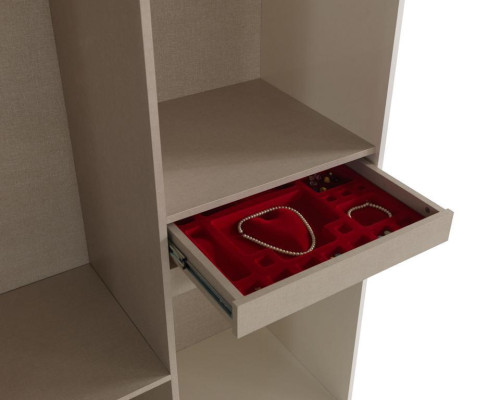 Dormitorio Armario de lujo de madera diseño moderno muebles blancos nuevos