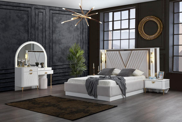 Dormitorio cómoda con consola de espejo Cómodas tocadores Muebles