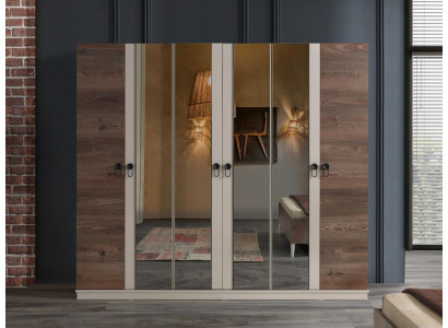 Dormitorio Armario de lujo de madera Diseño de armario de ropa muebles de madera.