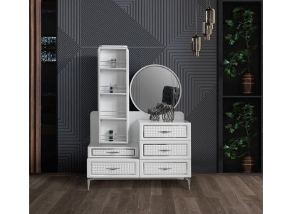 Dormitorio cómoda con espejo de lujo Cómodas Buffet de 2 piezas Buffet