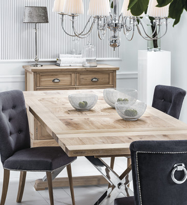 Silla de diseñador Chesterfield con respaldo de martillo, sillas de comedor tapizadas.