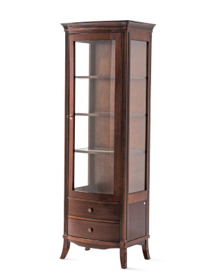 Vitrina Armario de cristal Estante Biblioteca Armario Mueble Estanterías Salón