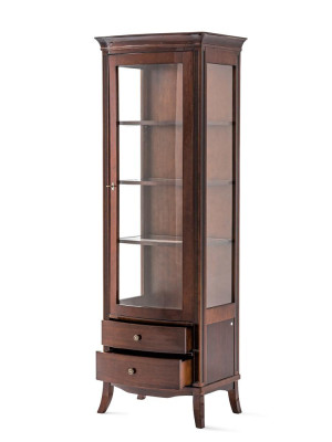 Vitrina Armario de cristal Estante Biblioteca Armario Mueble Estanterías Salón